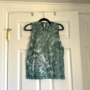 Barely worn Lululemon tie dye cut off tank